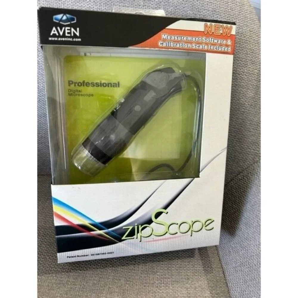 Aven 26700-302 ZipScope USB Digital Microscope 9.0 Mega Pixel 200x Windows New